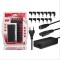 Incarcator pentru leptop si alte dispozitive, tip adaptor, 100/120 W, cu 13 mufe, alimentare la retea, 3 pini, negru