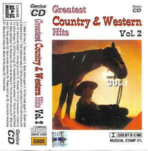 Caseta Greatest Country &amp;amp; Western Hits Vol. 2, originala foto
