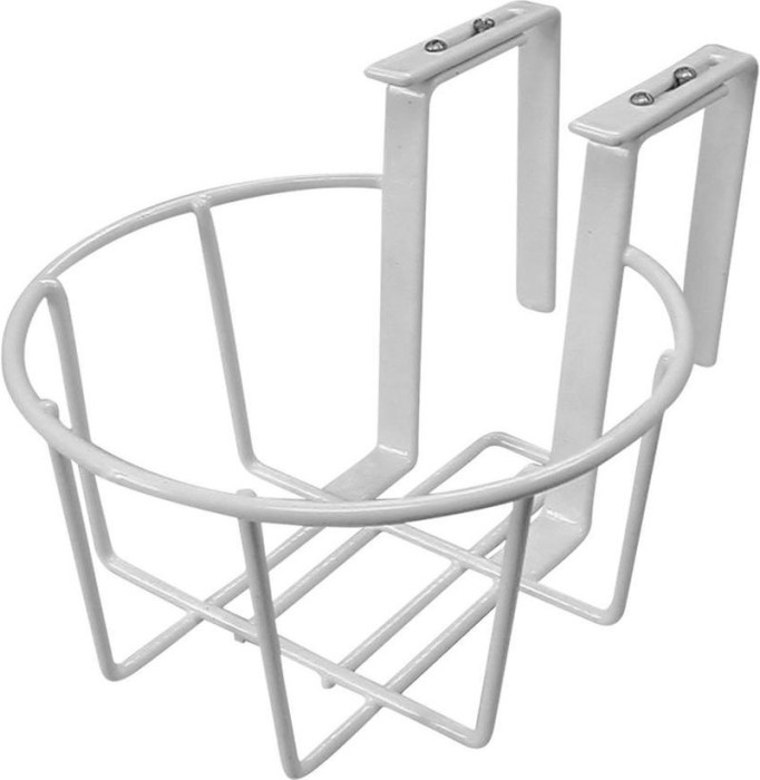 Suport metalic reglabil pentru ghiveci pe balustrada balcon, 25 cm