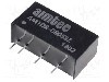 Convertor de tensiune, DC-DC, intrare 4,5...5,5V DC, iesire 5V DC, putere 1W, AIMTEC - AM1DR-0505SZ