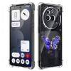 Husa antisoc pentru nothing phone (3a) pro - airbag tpu, col&Egrave;uri ranforsate- butterfly mov