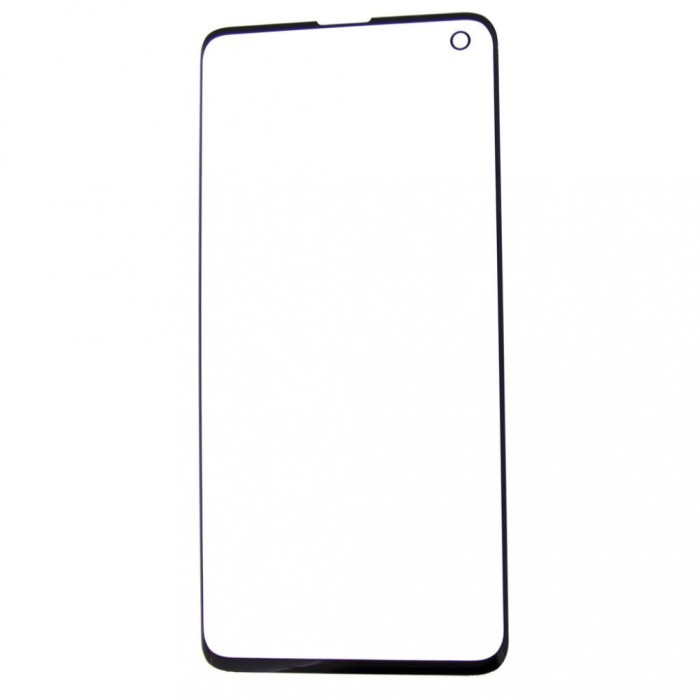 Geam Sticla + OCA Samsung Galaxy S10, G973, Negru