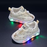 Adidasi ivoire cu luminite - Lore (Marime Disponibila: Marimea 28)