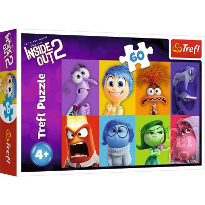 PUZZLE TREFL 60 DISNEY INSIDE OUT 2 EMOTIILE COPIILOR SuperHeroes ToysZone foto
