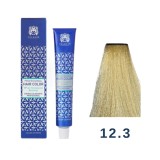 Vopsea de par cu plex si arginina 12.3 Blond Auriu Foarte Deschis Valquer
