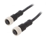 Cablu senzori/automatizări 4 pini M12-M12 1m