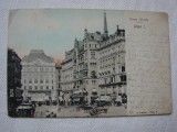 Carte postala circulata la Orsova in 1907 - Viena