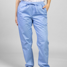 Pantaloni Bleu Unisex Poplin 160g Alessi - L