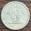 (M1947) MONEDA BRITISH CARIBBEAN TERRITORIES - 10 CENTS 1955, Australia si Oceania