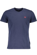 La Martina Tricou barbati, cu mini logo brodat, Regular Fit, Bleumarin, M