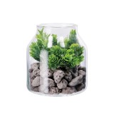 Cumpara ieftin Plante suculente artificiale in borcan IIII 14 x 16 cm