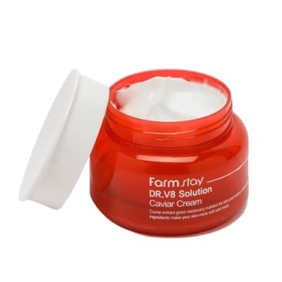 Crema de fata cu extract de Caviar, Farm Story, DR V8 Solution, 100g foto