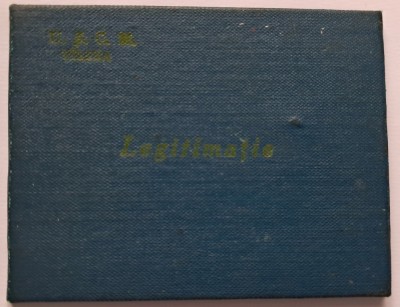 Legitimatie UJCM Valcea, 1977 foto