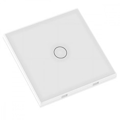 Intrerupator inteligent fara fir cu touch, Wifi, 1 canal, Alb