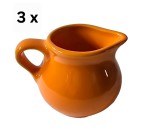 Set 3 latiere, 240 ml, Portocaliu