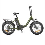 Cumpara ieftin Resigilat - Bicicleta electrica pliabila Ulzomo Dolphin 20 E-bike, 350W, 36V 13Ah, autonomie 89km, viteza maxima 25km/h, Green