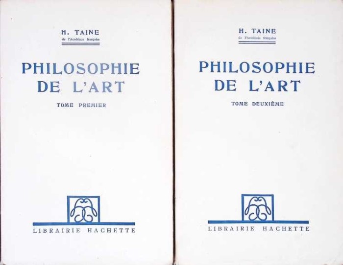 PHILOSOPHIE DE L&#039;ART-H. TAINE-276246