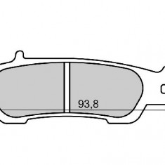 Placute frana (Sinter) Yamaha YZ 250 F 2007-2011 Cod Produs: MX_NEW 225102843RM