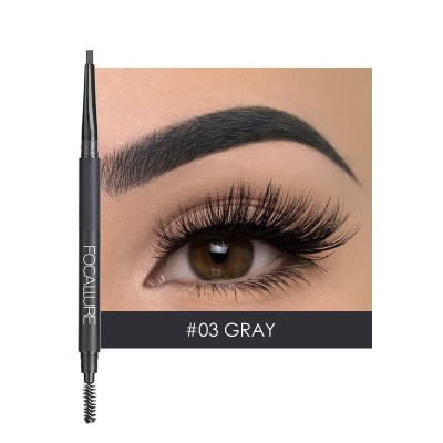 Creion sprancene + fard sprancene Focallure, 03 Gray foto