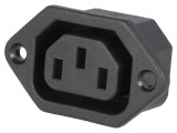 Conector Alimentare AC 10A 250V IEC 60320
