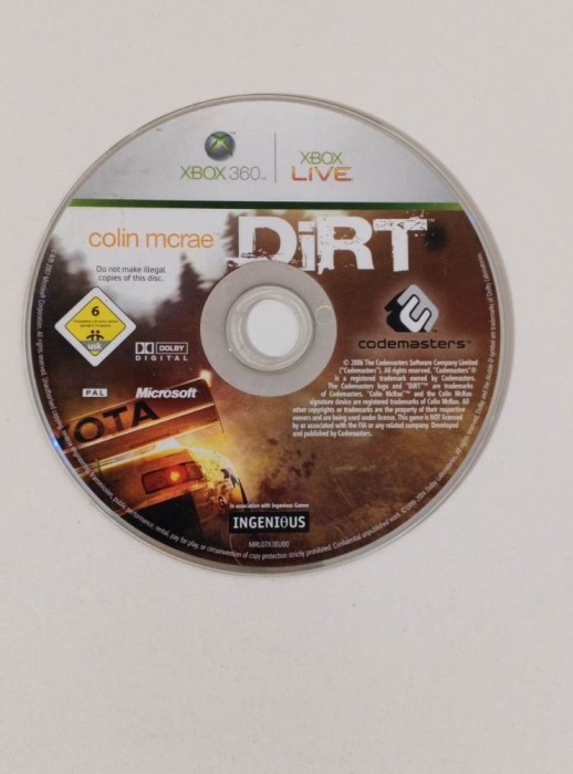 Joc XBOX 360 Colin McRae DiRT