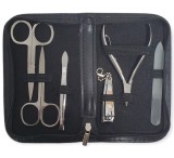 Set manichiura si pedichiura, 6 piese, etui depozitare, Oem