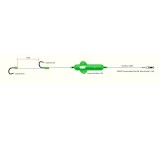 MADCAT Screaming Basic River Rig Worm &amp; Squid 1.00mm Nr.10/0 160cm 60g, DAM