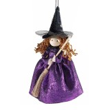 Figurina Vrajitoare Befana textil multicolor I cm 11x5x20 H