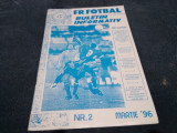 REVISTA FRF FOTBAL BULETIN INFORMATIV NR 2 1996