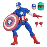 Marvel Legends Avengers Figurina articulata Ultimate Captain America (Puff Adder BAF) 15 cm, Hasbro