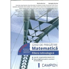 Matematica, ghid de pregatire - Filiera tehnologica - Marius Burtea