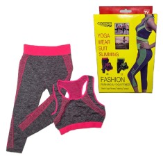 Costum pentru Fitness sau Yoga cu 2 piese, bustiera si pantaloni