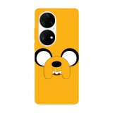 Husa compatibila cu Huawei Mate 40 Pro model Adventure time jake, Silicon, TPU, Viceversa, Transparent, Carcasa