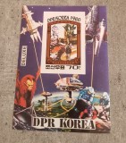 DPR DPR KOREA CUCERITORII CERULUI SI SPAȚIULUI-CUCERITORII UNIVERSULUI- -1980-BLOC NEDANTELAT MNH