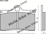 MBS Placute frana (Sinter) Cagiva Mito 125 &#039;92-&#039;05, Cod Produs: 225100522RM