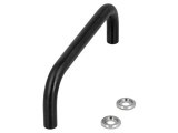 Manetă oțel oxidat neagră 43mm cu fixare șurub M5 10mm
