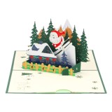 Cumpara ieftin Set 3 piese, felicitare de Craciun, plic si card de scris urari Yumcute, 15 x 20 cm, 16 x 21 cm, 8 x 12 cm, hartie, multicolor