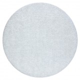 Covor baie SYNERGY cerc, glamour, anti-alunecare, moale - lurex alb, koło 50 cm
