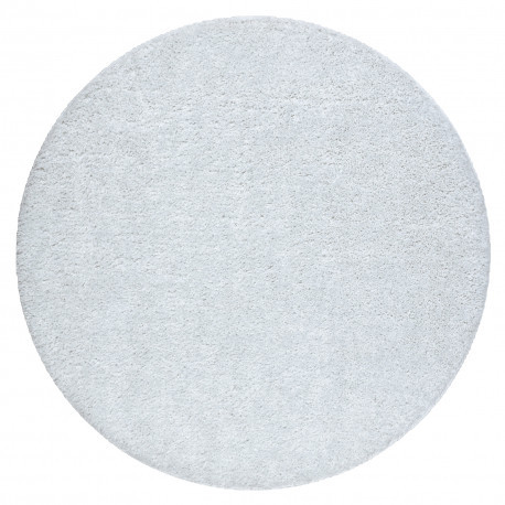 Covor baie SYNERGY cerc, glamour, anti-alunecare, moale - lurex alb, cerc 67 cm