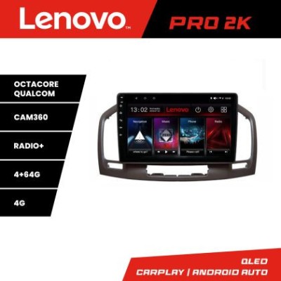 Navigatie Opel Insignia 2009-2013 Lenovo Kit-114 8 core QLED 2K 4+64 360 Android Waze USB Navigatie Internet Youtube Radio CarStore Technology foto