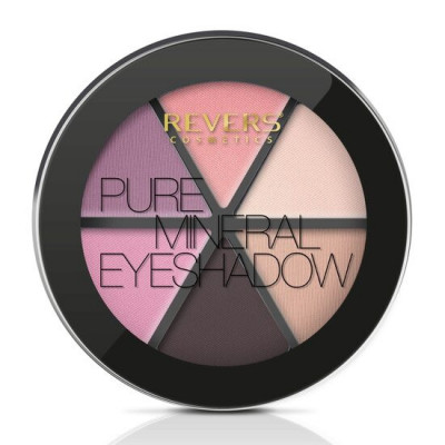 Paleta fard de pleoape 6 culori Pure Velvet Matt, Revers, nr. 02, roz foto