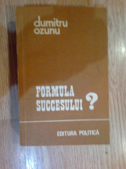 a4b Dumitru Ozunu - Formula succesului?- Orientarea profesionala a tinerilor