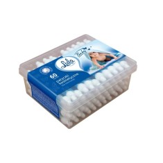 Betisoare Urechi Lula pentru Copii, 60 Buc/Set, Bumbac Natural, Culoare Albastra, Betisoare pentru Urechi, Betisoare Igiena Urechi, Betisoare din Bumb foto