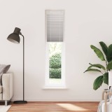Jaluzea plisată gri deschis 50x200 cm vidaXL - Montaj cu/fără găurire, protecție solară