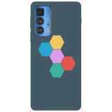 Husa compatibila cu Motorola Moto G71 5G model RGB, Silicon, TPU, Viceversa, Transparent, Carcasa
