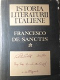 ISTORIA LITERATURII ITALIENE-FRANCESCO DE SANCTIS