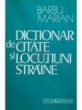 Barbu Marian - Dicționar de citate și locuțiuni străine