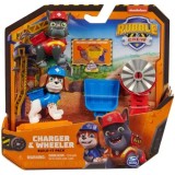 PATRULA CATELUSILOR ECHIPA RUBBLE SET 2 FIGURINE CHARGER SI WHEELER