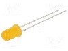 Dioda LED, 5mm, portocalie, 220...330mcd, 1mA, 1,8...2,2V, OPTOSUPPLY - OSO5PA5B64A-1MA