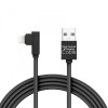 Delight - Cablu de date Lightning, Gamer, execu&Aring;&pound;ie 90&Acirc;&deg; - negru, 2m, 2A Best CarHome
